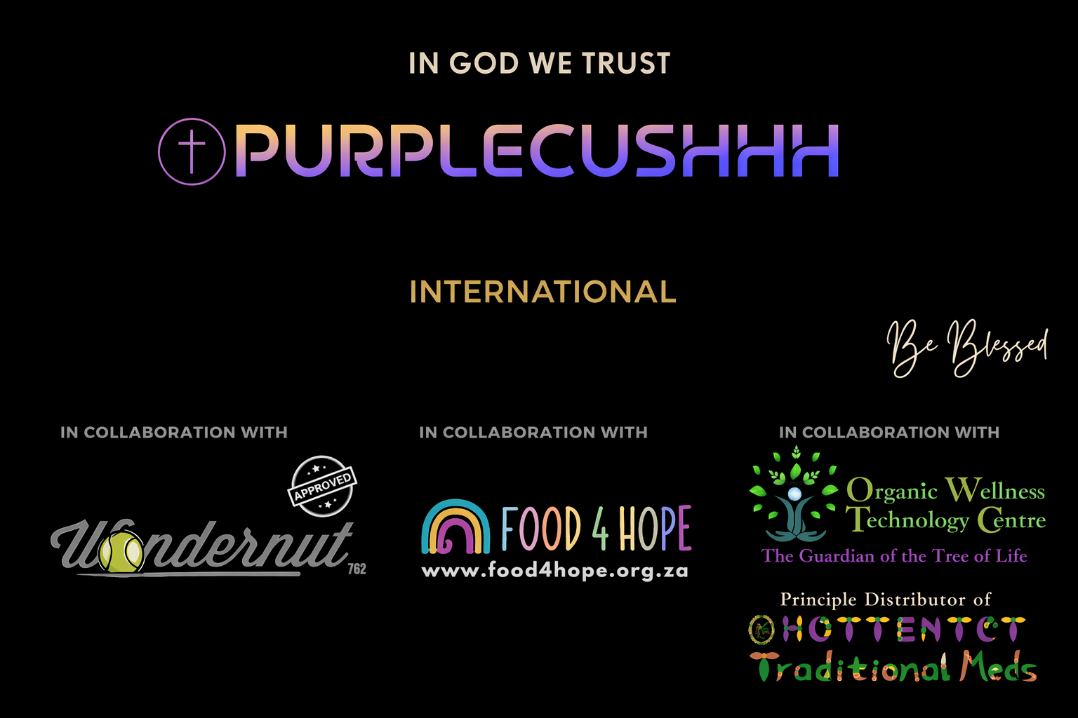 Purple Cushhh International logo